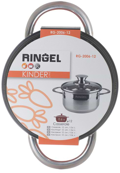 Фото - Кастрюля Ringel Kinder 12 см (0.6 л) с кр. (RG-2006-12)