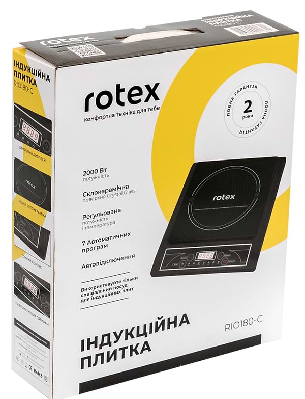 Фото - Плита электрическая настольная Rotex RIO180-C