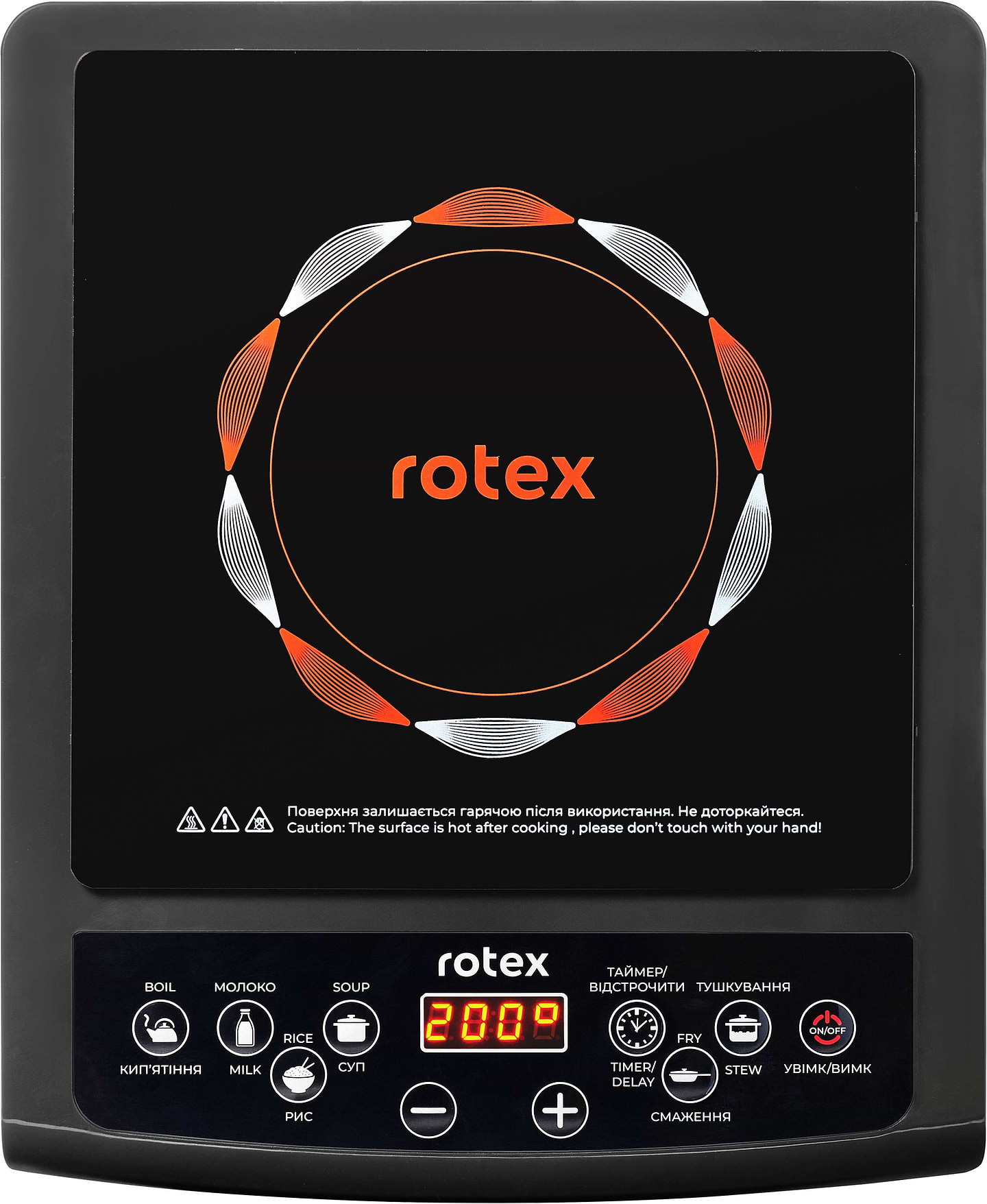 Плита електрична настільна Rotex RIO215-G - Фото 1
