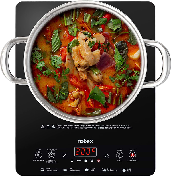 Фото - Плита електрична настільна Rotex RIO225-G