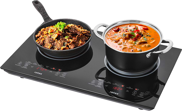 Фото - Плита электрическая настольная Rotex RIO250-G Duo