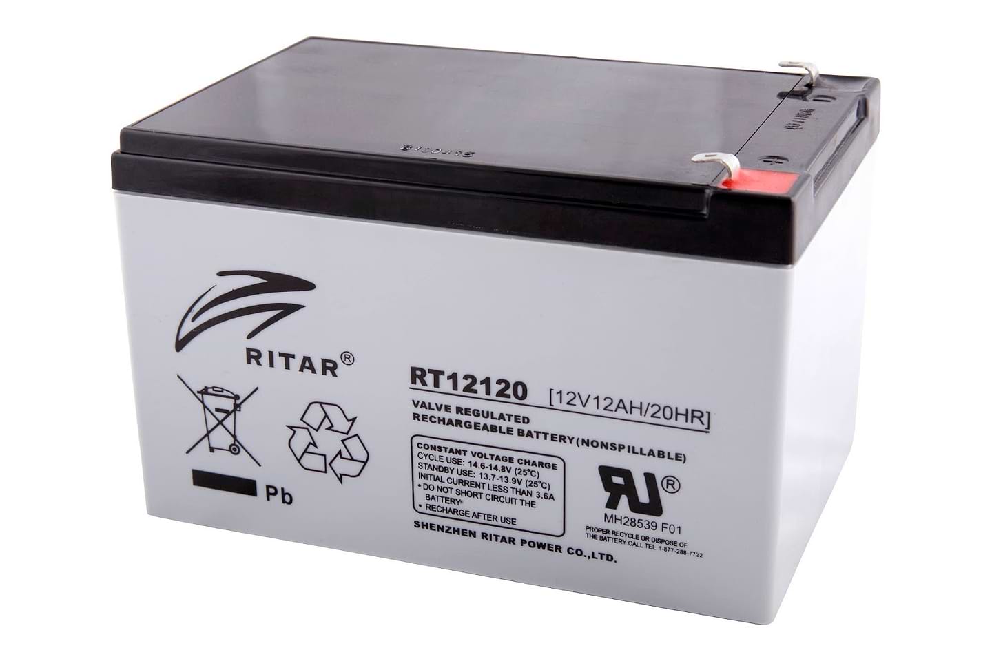Аккумулятор для ИБП Ritar 12V 12.0Ah (RT12120) AGM