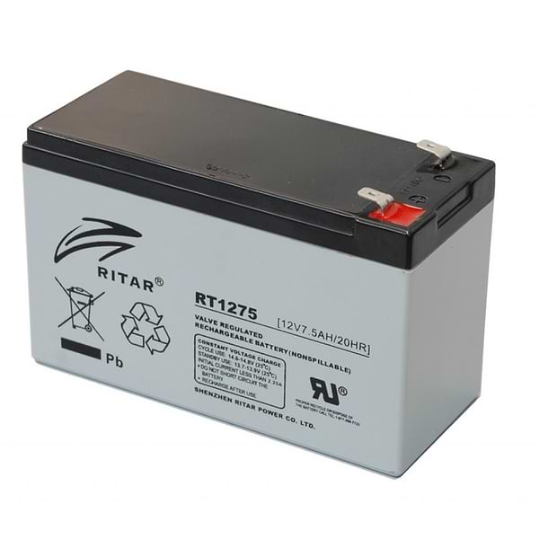 Фото - Аккумулятор для ИБП Ritar 12V 7.5Ah (RT1275) AGM