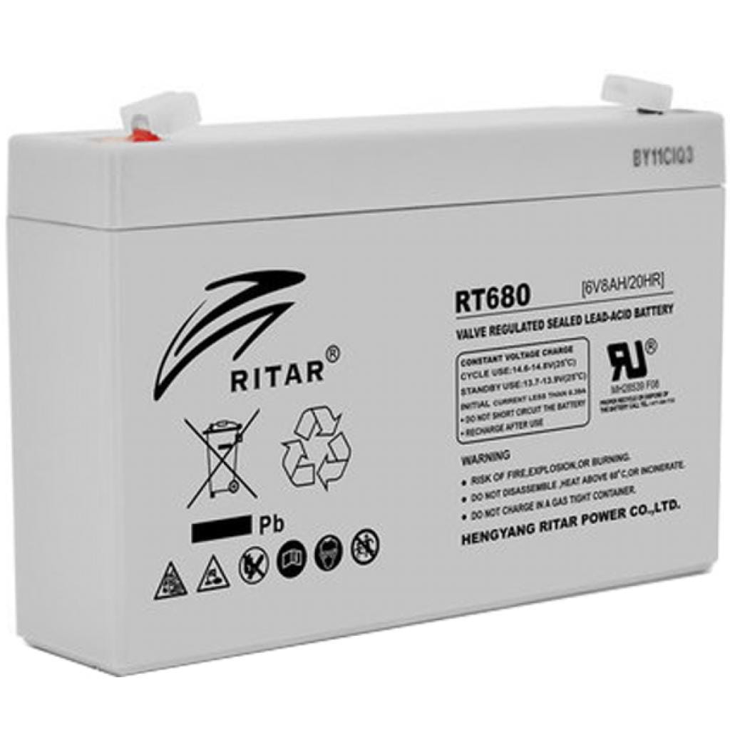 Аккумулятор для ИБП Ritar AGM RT680 6V-8Ah