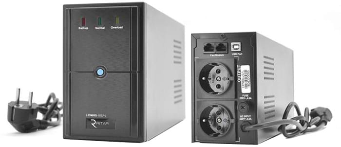 Источник бесперебойного питания Ritar E-RTM600L-U (360W) ELF-L (E-RTM600L-U)