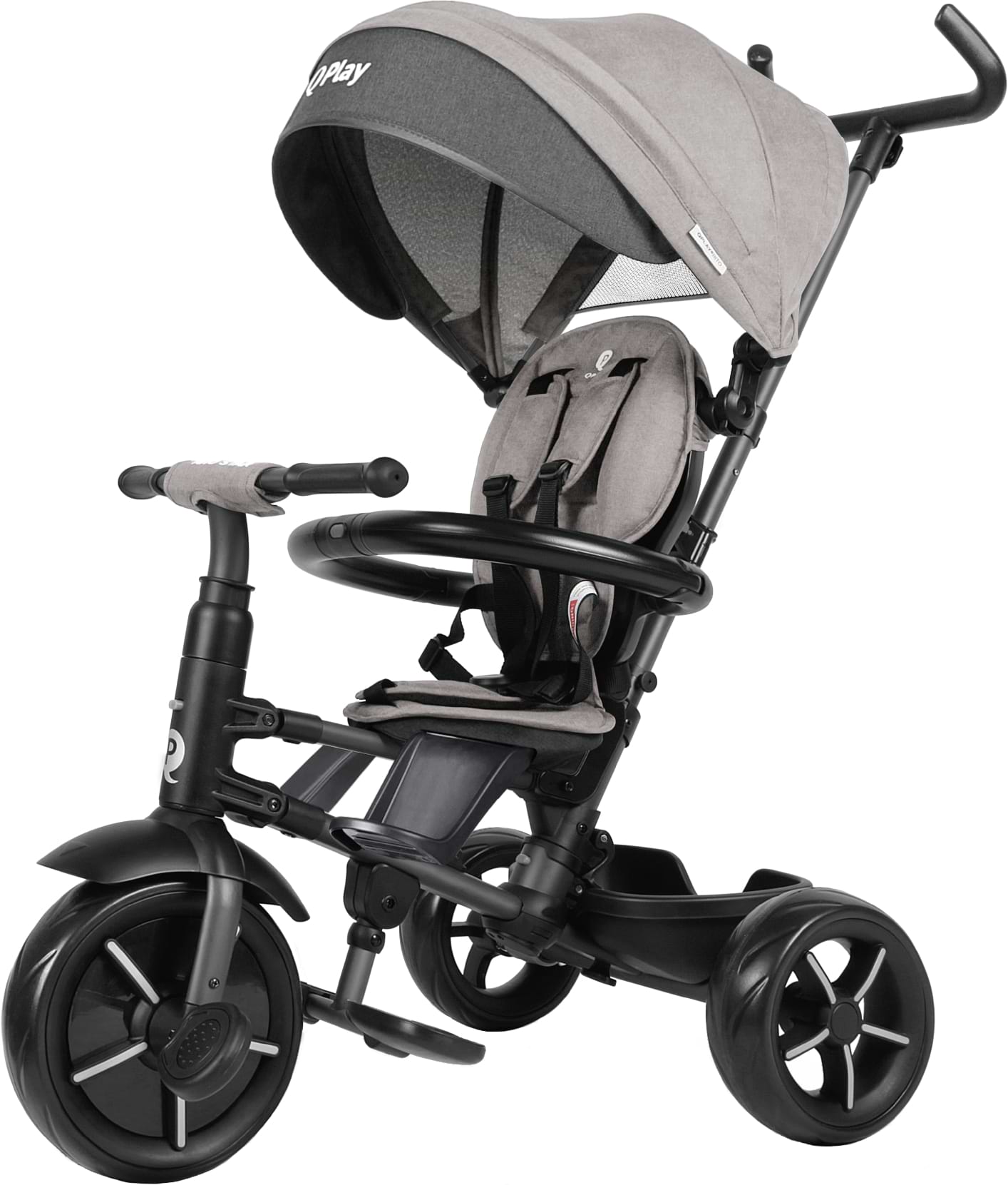 Трёхколёсный велосипед Qplay Rito Star Grey (S380-11RitoStarGrey)