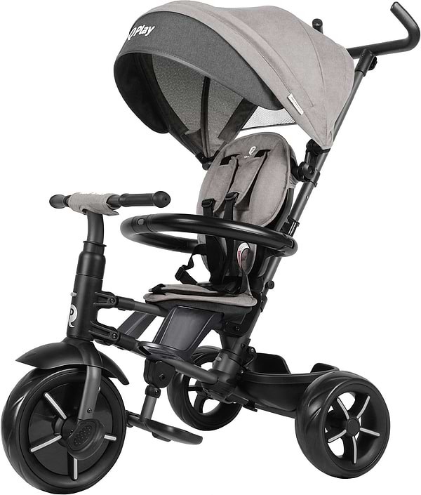 Фото - Трёхколёсный велосипед Qplay Rito Star Grey (S380-11RitoStarGrey)