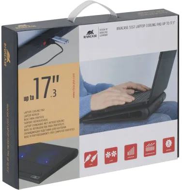 Фото - Подставка под ноутбук охлаждающая RIVACASE 5557 Black