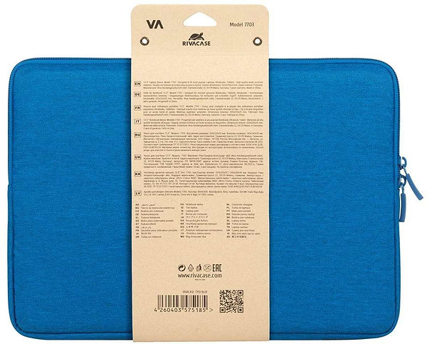 Фото - Чохол для ноутбуку RIVACASE 7703 Azure Blue