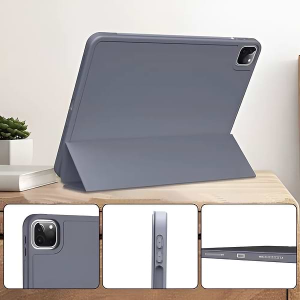 Фото - Чехол для планшета BeCover Tri Fold Soft TPU с креплением Apple Pencil for Apple iPad Pro 11 2020/2021/2022 Purple (711114)