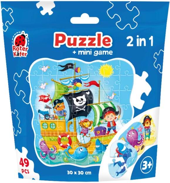 Фото - Пазлы (3-4 года) Roter Kafer 2 в 1 Пираты (RK1140-04)