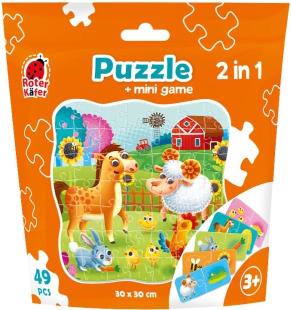 Фото - Пазли (3-4 роки) Roter Kafer 2 в 1 Ферма (RK1140-05)