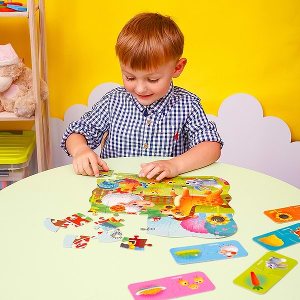 Фото - Пазли (3-4 роки) Roter Kafer 2 в 1 Ферма (RK1140-05)