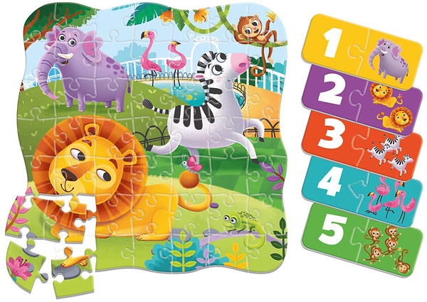 Фото - Пазли (3-4 роки) Roter Kafer 2 в 1 Зоопарк (RK1140-06)