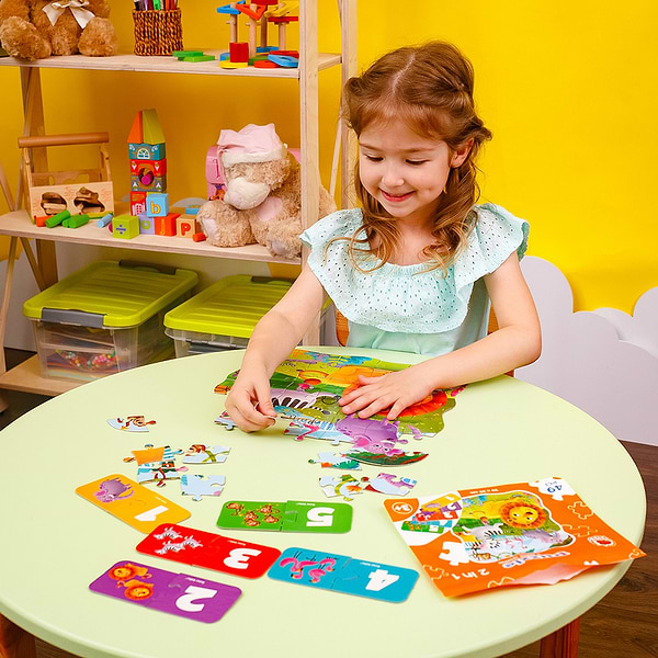 Фото - Пазли (3-4 роки) Roter Kafer 2 в 1 Зоопарк (RK1140-06)