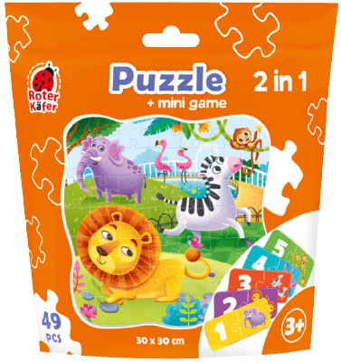 Фото - Пазли (3-4 роки) Roter Kafer 2 в 1 Зоопарк (RK1140-06) Фото - Пазли (3-4 роки) Roter Kafer 2 в 1 Зоопарк (RK1140-06)
