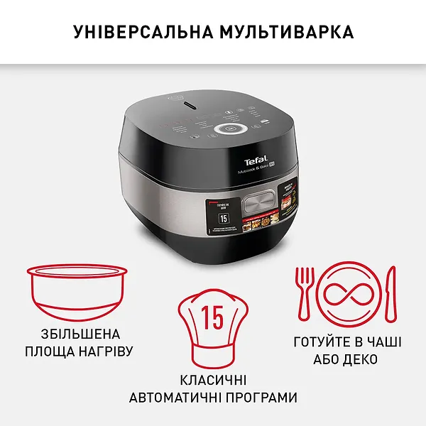 Фото - Мультиварка Tefal RK908A34