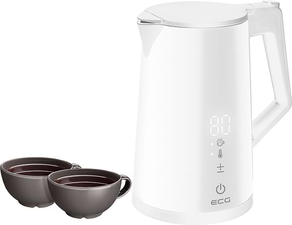 Фото - Електричний чайник ECG RK 1893 Digitouch White