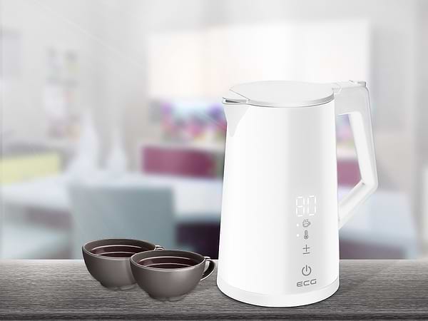 Фото - Електричний чайник ECG RK 1893 Digitouch White