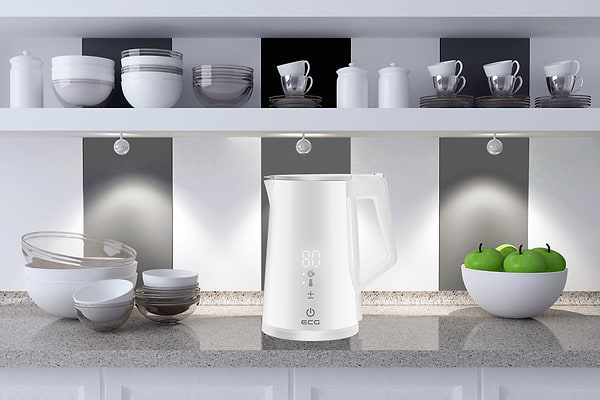 Фото - Електричний чайник ECG RK 1893 Digitouch White