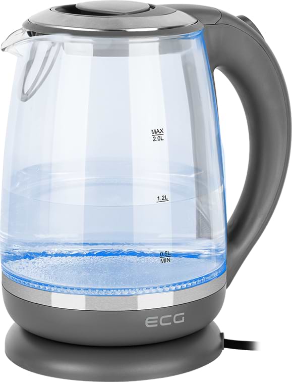 Электрический чайник ECG RK 2020 Grey Glass - Фото 1