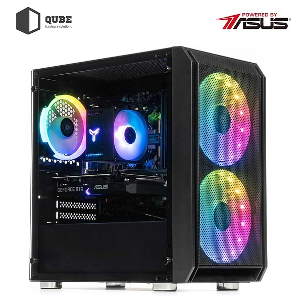 Фото - Системний блок QUBE QB i3 14100F RTX 4060 Ti 8GB NM 1641 (i314100FRTX4060Ti8GBNM1641)