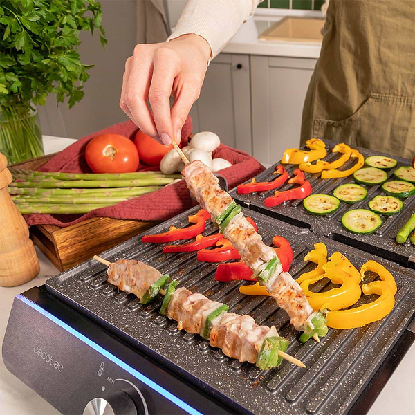 Фото - Гриль-барбекю електричний Cecotec Rock'nGrill Blaze Neon (CCTC-08054)