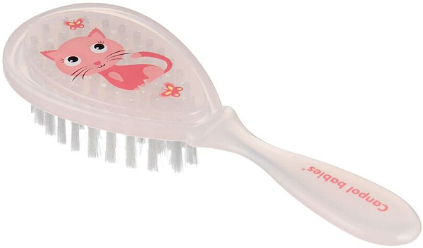 Фото - Набір гребінців для дитячого волосся Canpol babies CUTE ANIMALS рожева (2/419_pin)