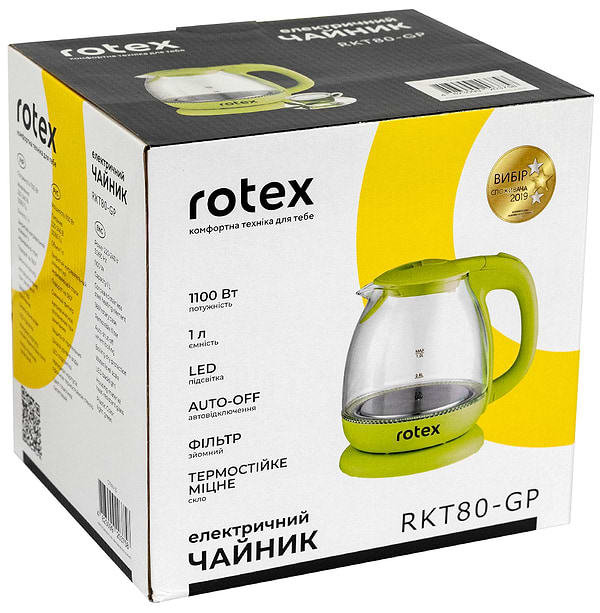 Фото - Електричний чайник Rotex RKT80-GP