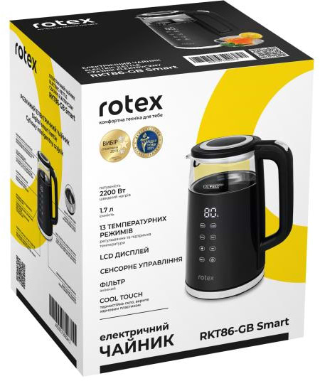 Фото - Электрический чайник Rotex RKT86-GB Smart