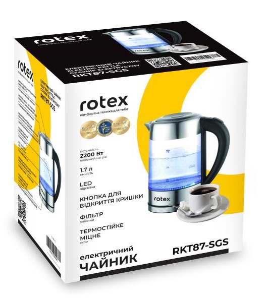 Фото - Електричний чайник Rotex RKT87-SGS