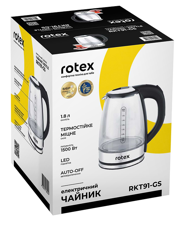 Фото - Электрический чайник Rotex RKT91-GS
