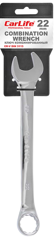 Ключ комбинированный CarLife CR-V 22 мм (WR4022)