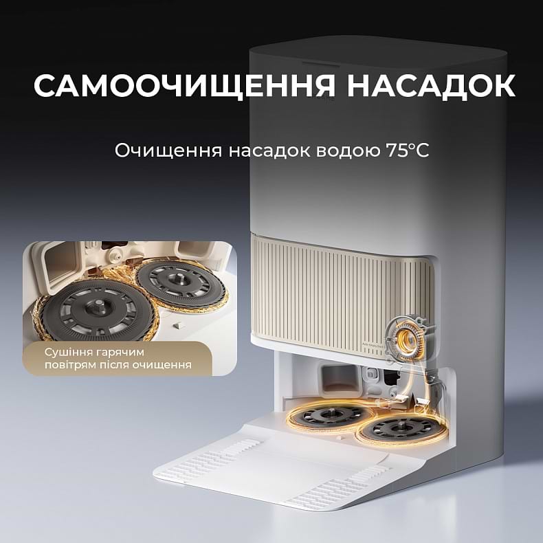 Робот-пилосос миючий Dreame L40S Pro Ultra (RLL74CE-WH) - Фото 1