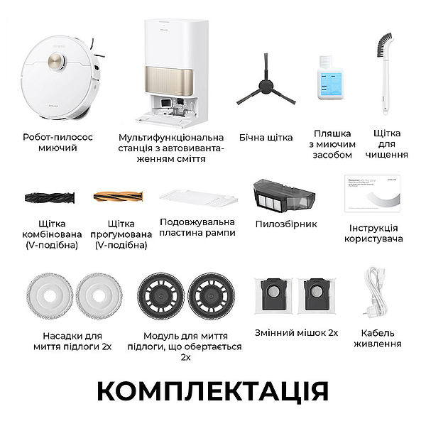 Фото - Робот-пилосос миючий Dreame L40S Pro Ultra (RLL74CE-WH)