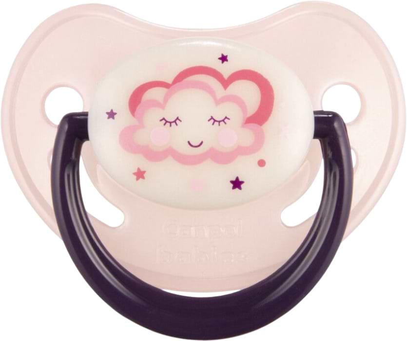 Анатомическая пустышка Canpol babies 18+ м-цев Night Dreams - розовая (22/502_pin_new)
