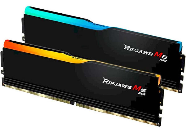 Фото - Память DDR G.Skill Ripjaws M5 RGB Black DDR5-6000 32GB (2x16GB) (F5-6000J3040F16GX2-RM5RK)
