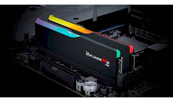 Фото - Память DDR G.Skill Ripjaws M5 RGB Black DDR5-6000 32GB (2x16GB) (F5-6000J3040F16GX2-RM5RK)