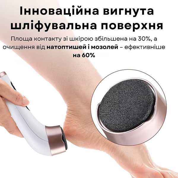 Фото - Електрична роликова пилка AIMED Foot Master Round White (AI-FootM_Round2_wh)