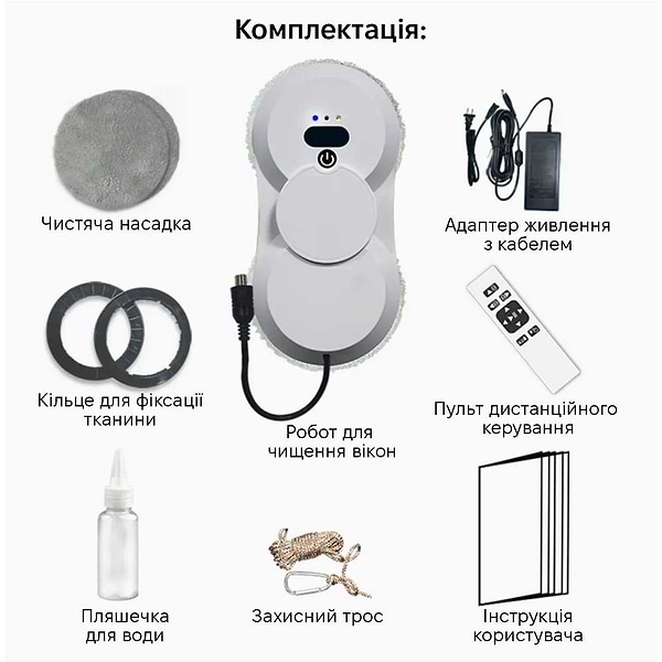 Фото - Пылесос оконный INSPIRE RN2-18 White