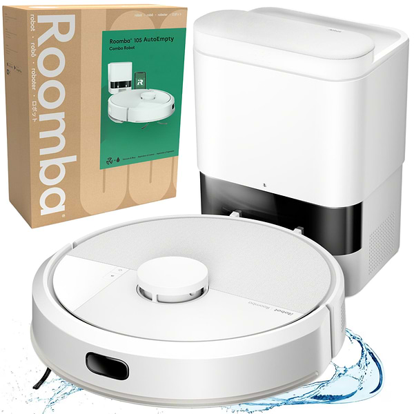 Фото - Робот-пилосос миючий iRobot Combo 105+ White (y351240)