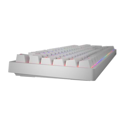 Фото - Клавіатура дротова ігрова Hator Rockfall 2 Mecha Orange USB White (HTK-711)