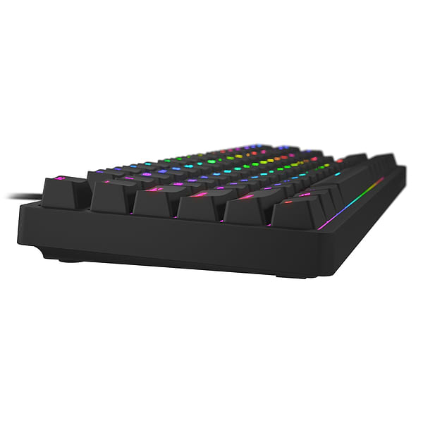 Фото - Клавіатура дротова ігрова Hator Rockfall 2 Mecha TKL Orange USB Black (HTK-720)
