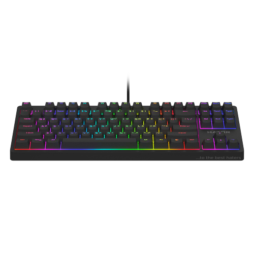 Фото - Клавиатура проводная игровая Hator Rockfall 2 Optica Black TKL Black (HTK-730)