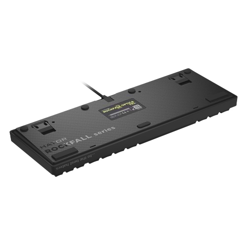 Фото - Клавиатура проводная игровая Hator Rockfall 2 Optica Black TKL Black (HTK-730)