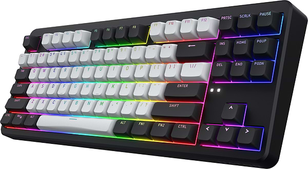 Фото - Клавиатура беспроводная игровая Hator Rockfall 3 Mecha TKL wireless orange (HTK850EU) Black