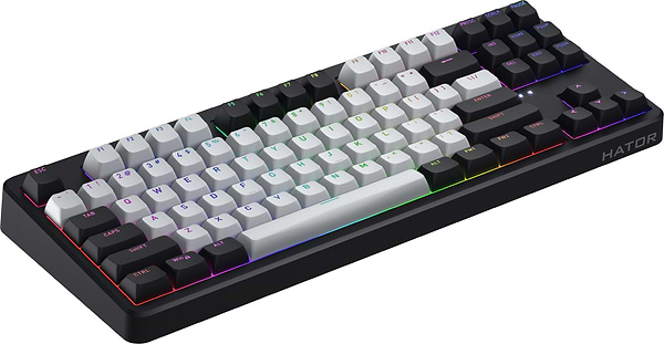 Фото - Клавиатура беспроводная игровая Hator Rockfall 3 Mecha TKL wireless orange (HTK850EU) Black