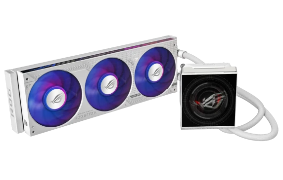 Водяная система охлаждения Asus ROG Strix LC IV 360 ARGB LCD White (90RC01M2-B0EAY0)