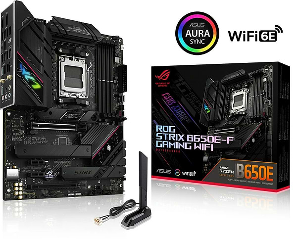 Фото - Материнська плата Asus ROG STRIX B650E-F GAMING WIFI