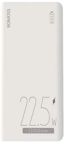 Батарея мобільна Romoss 30000mAh PHP30 22.5W (PHP30-711-1111H) White